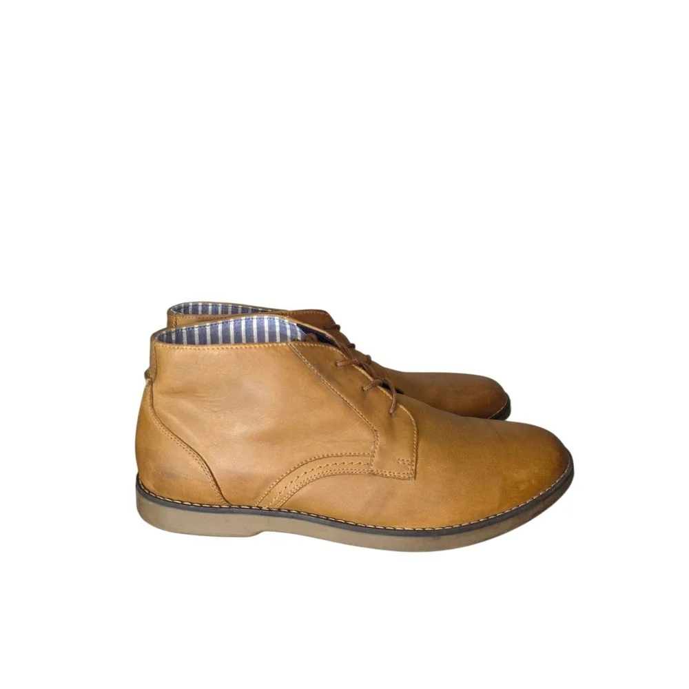 Sperry Top-Sider Men's 13 Brown Leather Chukka Boots Lace Up Ankle Casual
